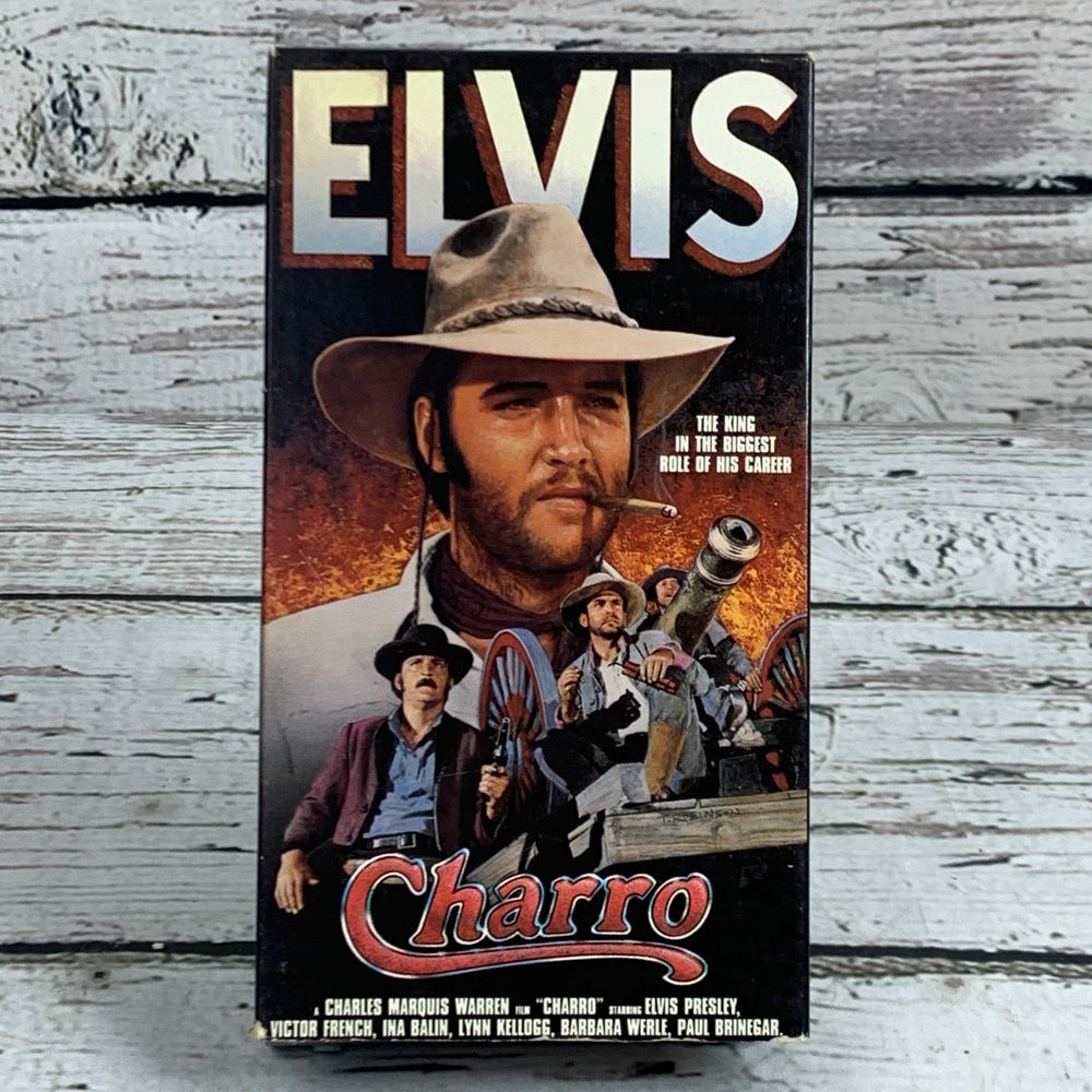Elvis Presley in Charro! (1969) - Rare‎ VHS Tape - Western Classic - NTSC